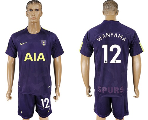 Tottenham Hotspur #12 Wanyama Sec Away Soccer Club Jersey